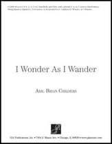 I Wonder as I Wander Handbell sheet music cover